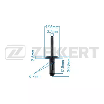 Клипса крепёжная General Motors VAG (в упак. 10 шт.)