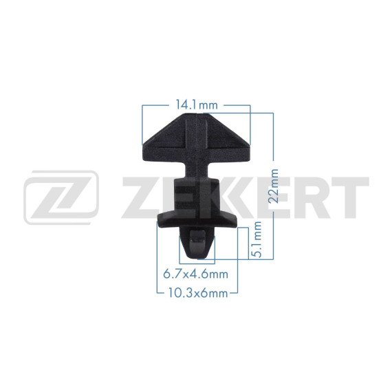 Клипса крепёжная Great Wall (в упак. 10 шт.)