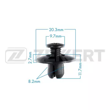 Клипса крепёжная Honda Mazda Nissan (в упак. 10 шт.)