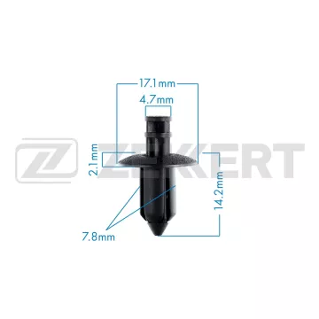 Клипса крепёжная Honda Mitsubishi Nissan Subaru Suzuki Toyota (в упак. 10 шт.)