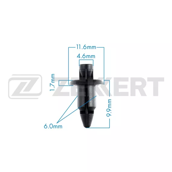 Клипса крепёжная Honda Mitsubishi Nissan Subaru Suzuki (в упак. 10 шт.)