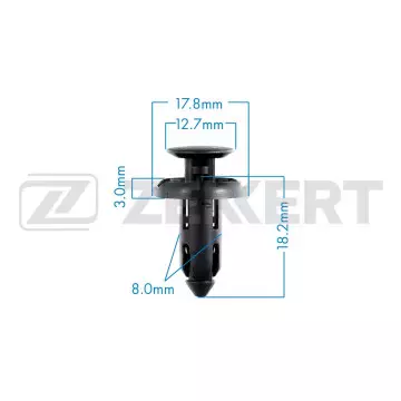 Клипса крепёжная Honda Nissan (в упак. 10 шт.)