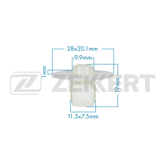 Клипса крепёжная Honda (в упак. 10 шт.)