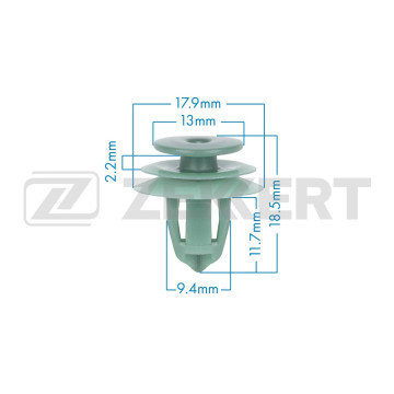 Клипса крепёжная Honda (в упак. 10 шт.)