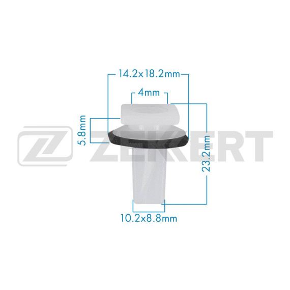 Клипса крепёжная Hyundai Kia (в упак. 10 шт.)