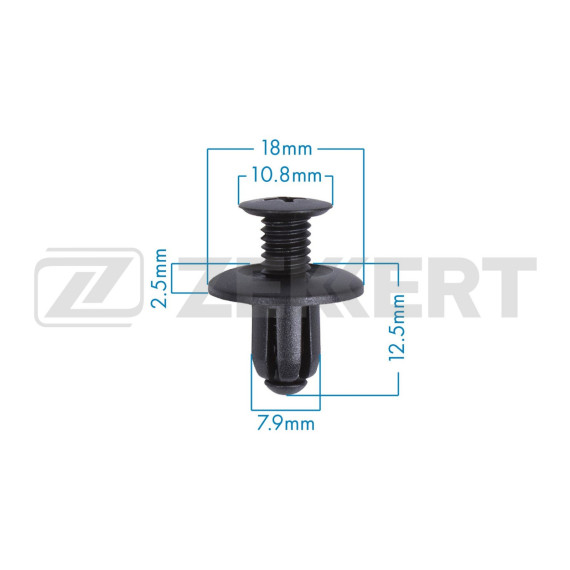 Клипса крепёжная Hyundai Kia (в упак. 10 шт.)