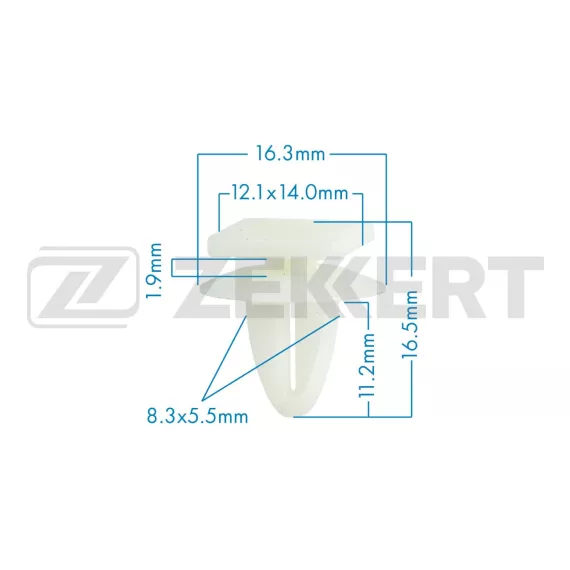 Клипса крепёжная Hyundai Mitsubishi (в упак. 10 шт.)