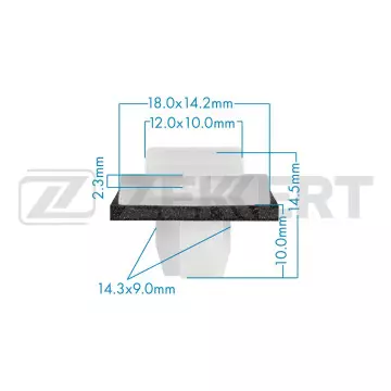 Клипса крепёжная Hyundai (в упак. 10 шт.)