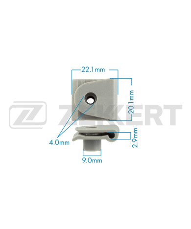 Клипса крепёжная Mazda (в упак. 10 шт.)