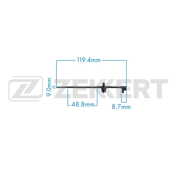 Клипса крепёжная Mercedes-Benz (в упак. 10 шт.)