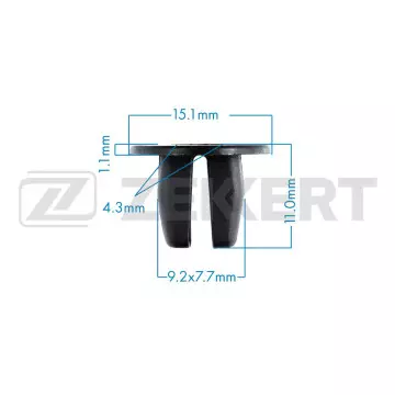 Клипса крепёжная Mitsubishi Nissan Subaru Toyota (в упак. 10 шт.)