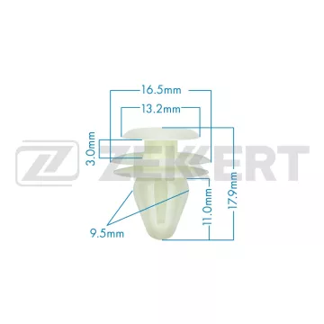 Клипса крепёжная Mitsubishi Subaru Toyota (в упак. 10 шт.)