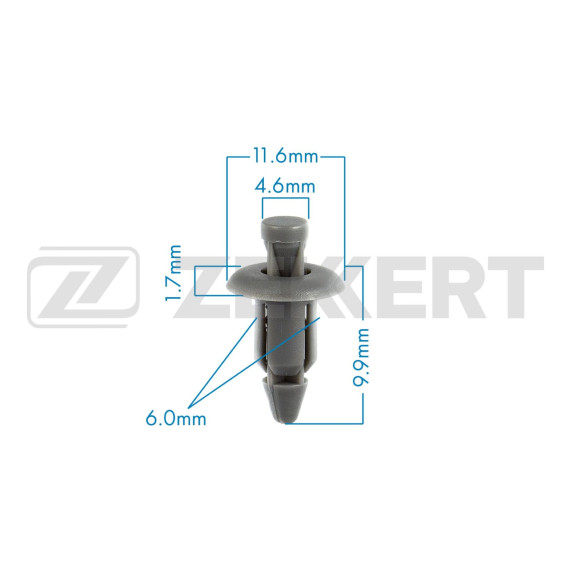 Клипса крепёжная Nissan (в упак. 10 шт.)