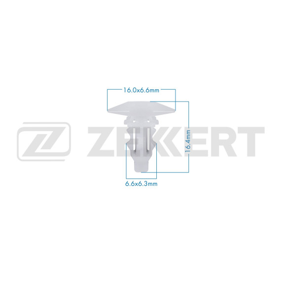 Клипса крепёжная Nissan (в упак. 10 шт.)