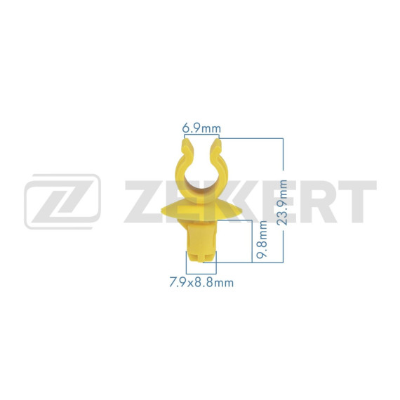 Клипса крепёжная Peugeot Citroen (в упак. 10 шт.)