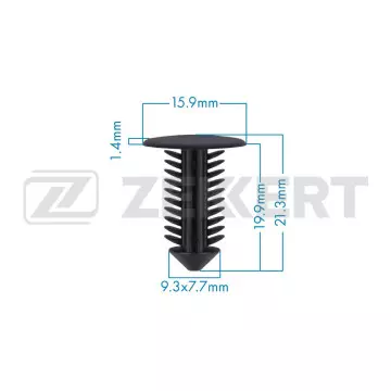 Клипса крепёжная Renault (в упак. 10 шт.)