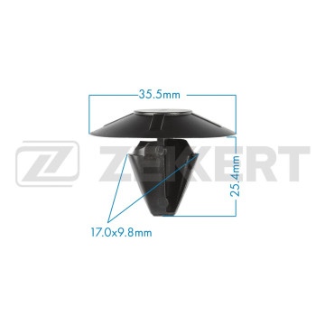 Клипса крепёжная Renault (в упак. 10 шт.)