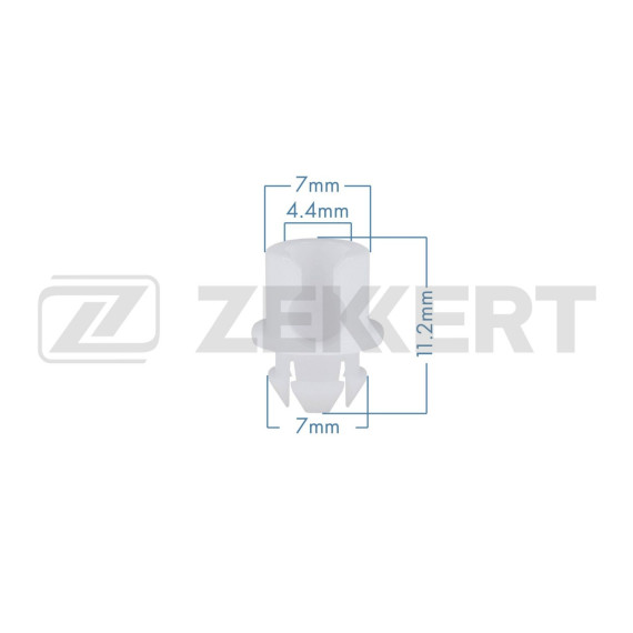 Клипса крепёжная Skoda (в упак. 10 шт.)