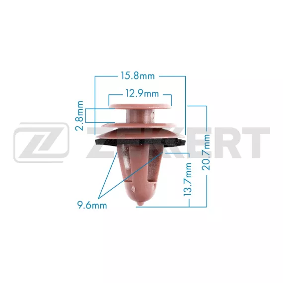 Клипса крепёжная Suzuki Toyota (в упак. 10 шт.)