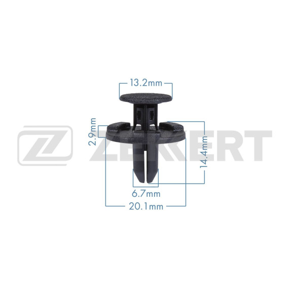 Клипса крепёжная Suzuki (в упак. 10 шт.)