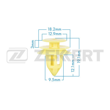 Клипса крепёжная Toyota Lexus (в упак. 10 шт.)