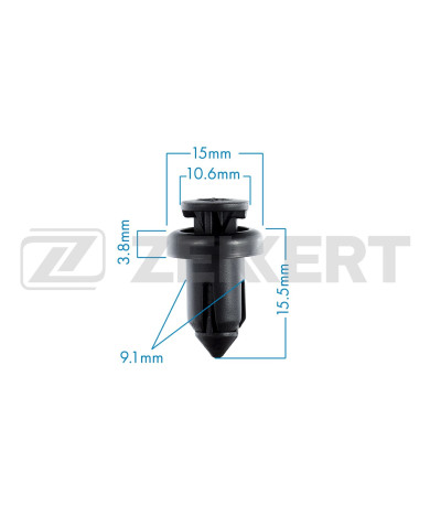 Клипса крепёжная Toyota (в упак. 10 шт.)