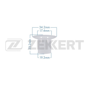 Клипса крепёжная Toyota (в упак. 10 шт.)