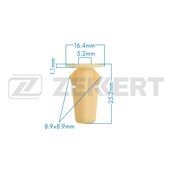 Клипса крепёжная Toyota (в упак. 10 шт.)