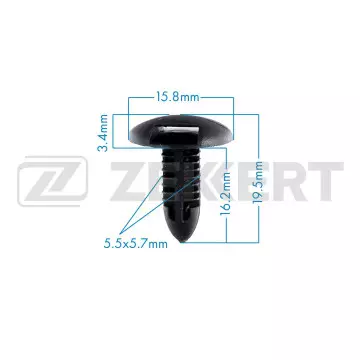 Клипса крепёжная Toyota (в упак. 10 шт.)