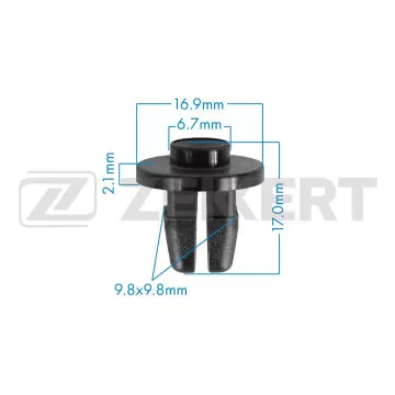 Клипса крепёжная Toyota (в упак. 10 шт.)