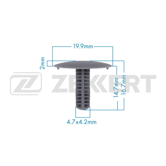 Клипса крепёжная Toyota (в упак. 10 шт.)