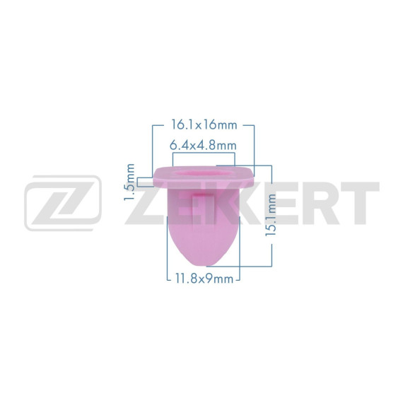 Клипса крепёжная Toyota (в упак. 10 шт.)