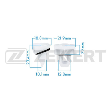Клипса крепёжная Toyota (в упак. 10 шт.)