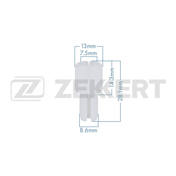 Клипса крепёжная VAG Peugeot Citroen (в упак. 10 шт.)