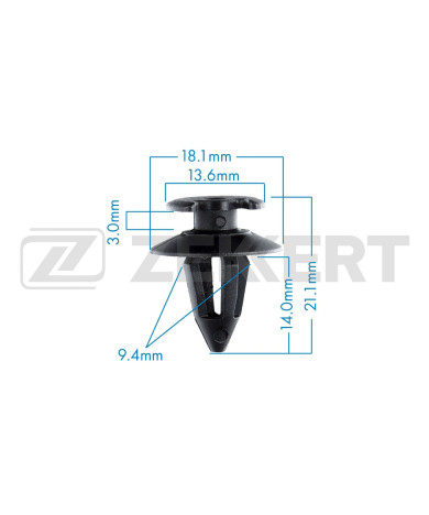 Клипса крепёжная VAG (в упак. 10 шт.)