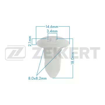 Клипса крепёжная VAG (в упак. 10 шт.)