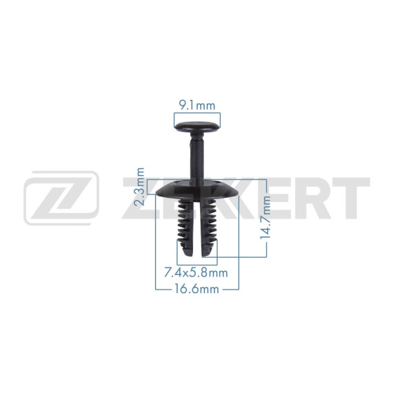 Клипса крепёжная VAG (в упак. 10 шт.)