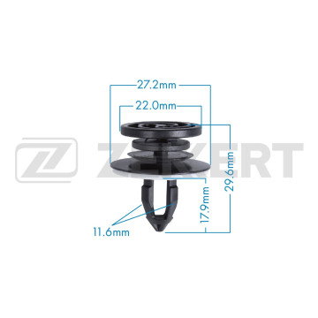 Клипса крепёжная VAG (в упак. 10 шт.)