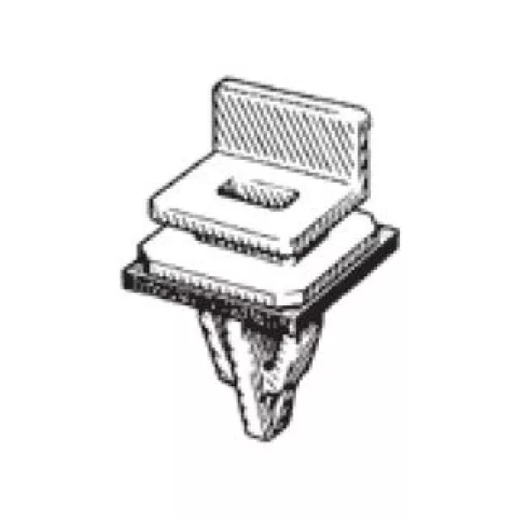 Крепёжное изделие для иномарок № 10289 (молдинга,порогов Honda)