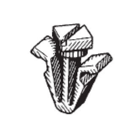 Крепёжное изделие для иномарок № 10545 (бампера,решётки Nissan)