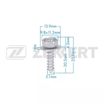 Саморез Toyota (в упак. 10 шт.)