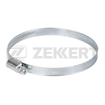 Хомут зажимной 70-90 мм (оцинк. сталь)
