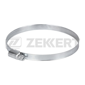 Хомут зажимной 80-100 мм (оцинк. сталь)