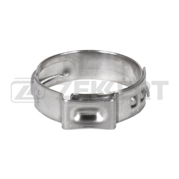 Хомут ушковый 17 8-21 0 мм (нерж. сталь)