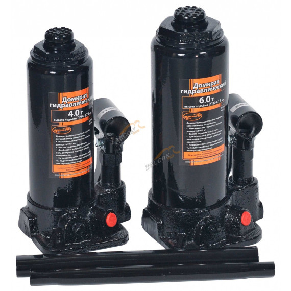Домкрат гидравл бутыл 6т h 216-413 мм (АвтоДело) в кейсе (11956) 43316