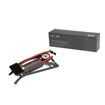 Насос ножной с манометром 7атм 1 цилиндр