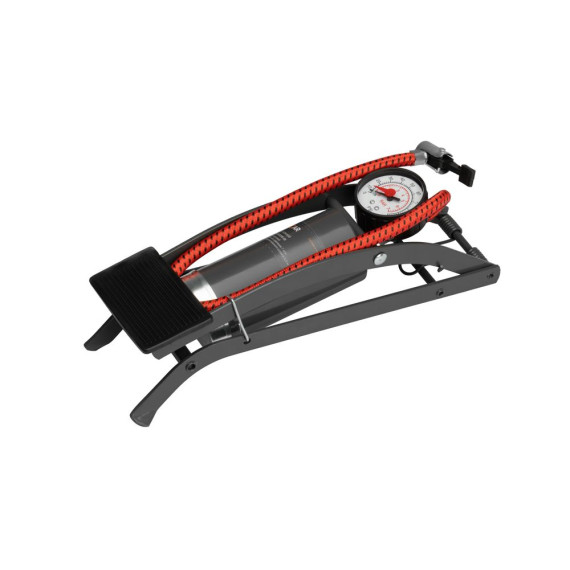 Насос ножной с манометром 7атм 1 цилиндр