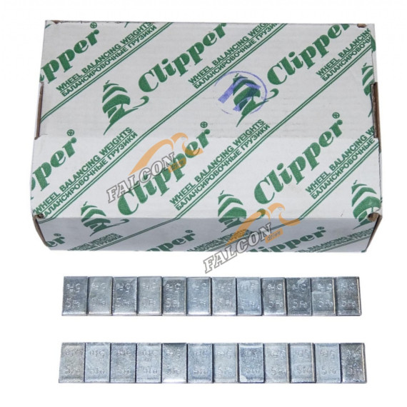Грузики самоклеющиеся 60гр (CLIPPER) 12х5гр (к-т 50шт)