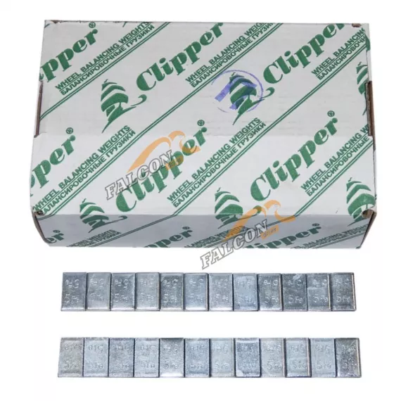 Грузики самоклеющиеся 60гр (CLIPPER) 12х5гр (к-т 50шт)