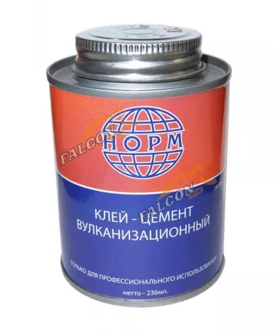 Клей для холодной вулканизации 240мл (НОРМ) с кисточкой
